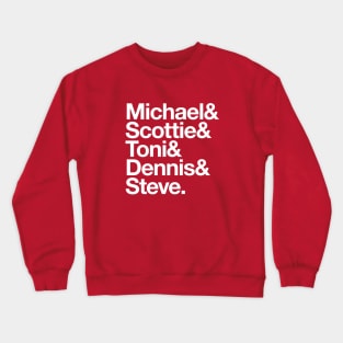 Chicago Bulls 96-97 names Crewneck Sweatshirt